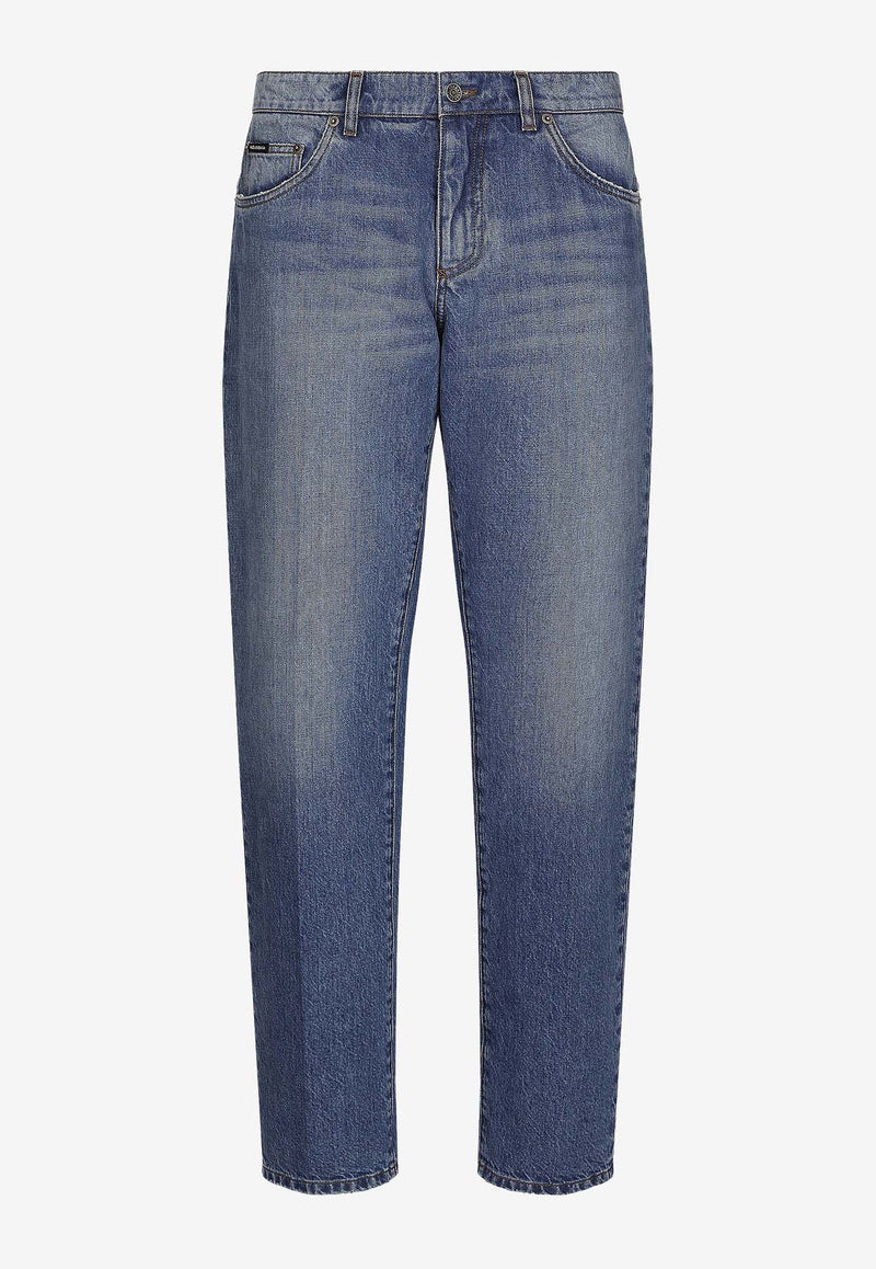 Dolce & Gabbana Straight-Leg Jeans GP02XD G8KZ6 S9001 Blue