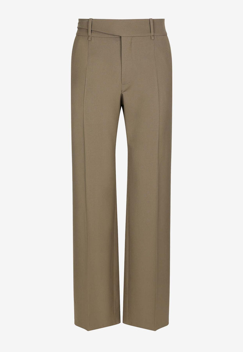 Dolce & Gabbana Tailored Wool-Blend Pants Beige GP07DT FUBGC M0172