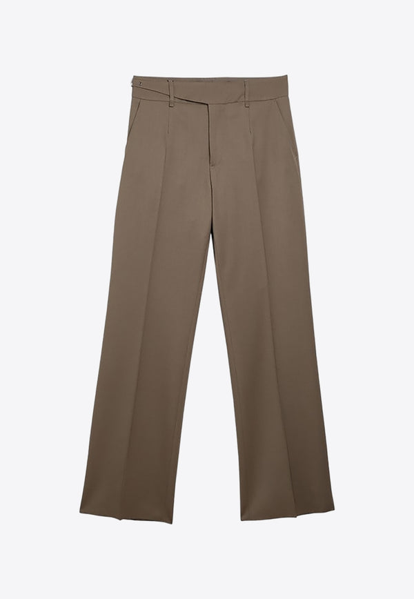 Dolce & Gabbana Belted Tailored Pants in Wool  GP07DTFUBGC/O_DOLCE-M0172