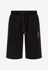 Dolce & Gabbana Coat of Arms Bermuda Shorts Black GP07UZ G7PZT N0000