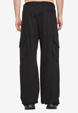 Dolce & Gabbana Cargo Straight-Leg Pants Black GP143T-G8NM7-N000