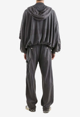 Dolce & Gabbana Vintage Treatment Jersey Track Pants Gray GP17WT G7PPS S9000