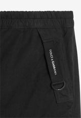 Dolce & Gabbana Waxed Faille Bermuda Shorts Black GP1C5T HUMS8 N0000