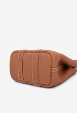 Garden Party 23 in Gold Negonda Leather with Palladium Hardware