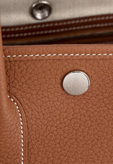 Garden Party 23 in Gold Negonda Leather with Palladium Hardware