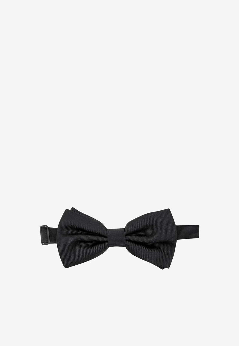 Dolce & Gabbana Satin Silk Bow Tie Black GR053E G0UB1 N0000