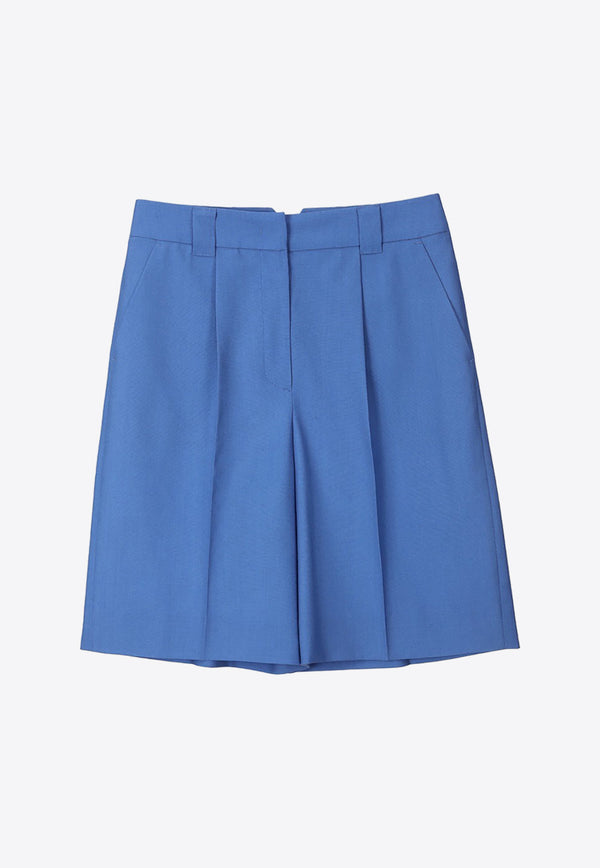 SJYP Tailored Bermuda Shorts in Wool GRKW_BTBP_BLUE