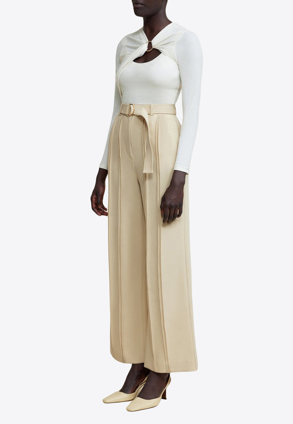 Acler Norfolk Pleated Pants GRKW_NP_BISCOTTI