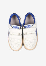 Golden Goose DB Kids Boys Ball Star Leather Sneakers  White GTF00501.F004246.10793_WHITE MULT