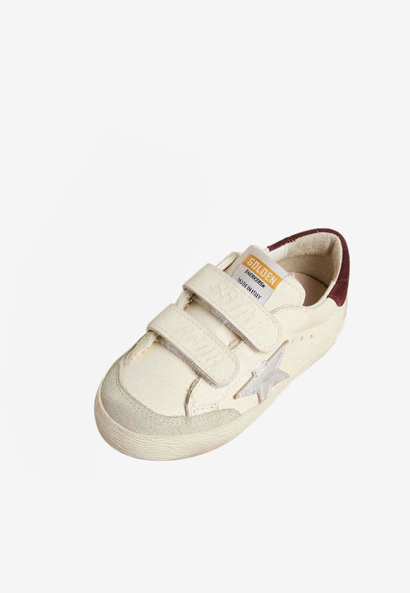 Golden Goose DB Kids Boys Old School Leather Sneakers White GTF00924.F007431.82979_WHITE MULT