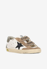 Golden Goose DB Kids Girls Old School Leather and Suede Sneakers Multicolor GTF00924.F008035.83245_WHITE MULT