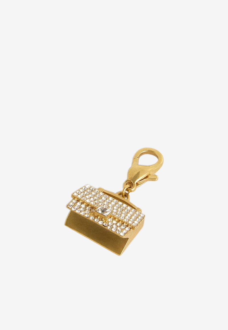 Golden Goose DB Crystal Purse-Shaped Charm Gold GUA00626.A000392.65116GOLD