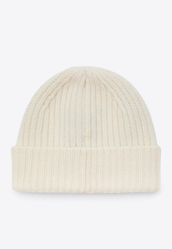 Golden Goose DB Star Patch Wool Beanie Off-white GUP01035P000601/P_GOLDE-10190