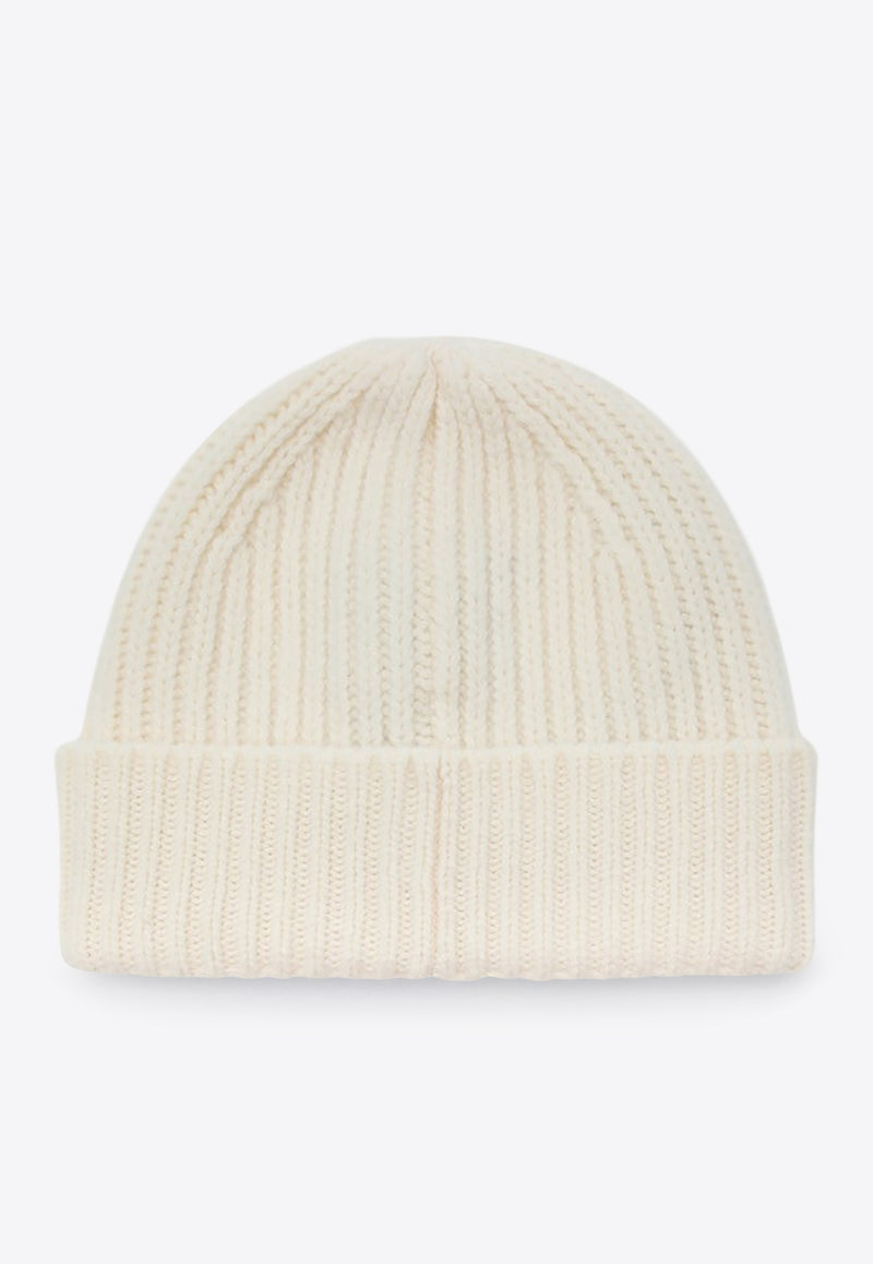 Golden Goose DB Star Patch Wool Beanie Off-white GUP01035P000601/P_GOLDE-10190