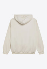 Golden Goose DB Oversized Logo Hooded Sweatshirt White GUP02712P002415/S_GOLDE-11616
