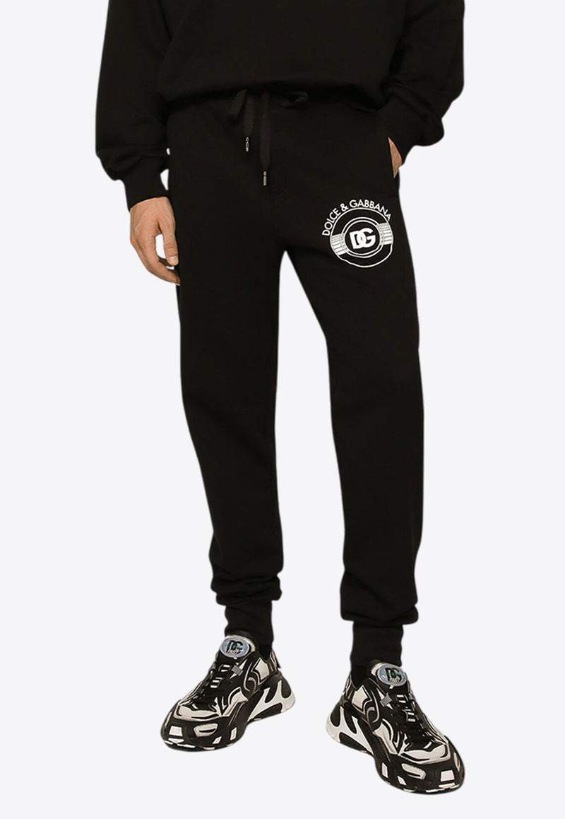 Dolce & Gabbana DG Logo Print Track Pants Black GV2VHT G7J6C N0000