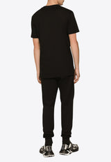 Dolce & Gabbana DG Logo Print Track Pants Black GV2VHT G7J6C N0000