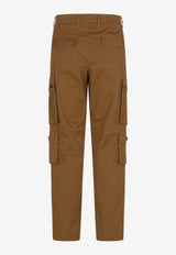 Dolce & Gabbana Straight Cargo Pants GV6GAT FUFML M0124 Brown