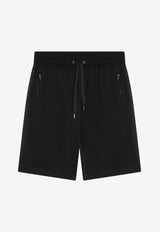 Dolce & Gabbana Logo Plaque Bermuda Shorts Black GVB7HTG7F2G/Q_DOLCE-N0000