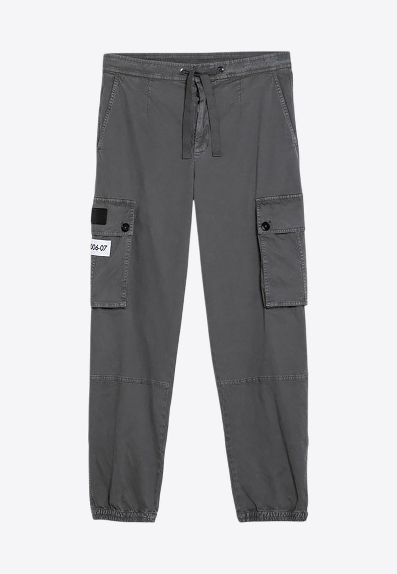 Dolce & Gabbana Logo Label Cargo Pants Gray GVCYHTG8LH2/P_DOLCE-N0701