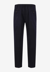 Dolce & Gabbana Slim-Fit Tailored Pants in Wool Navy GW13ET FUBGZ B4902