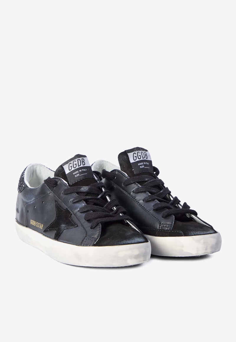 Golden Goose DB Super-Star Leather Low-Top Sneakers Black GWF00101-F003463-90100