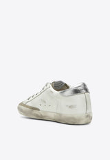 Golden Goose DB Super-Star Distressed Leather Sneakers White GWF00101F002692/R_GOLDE-81571