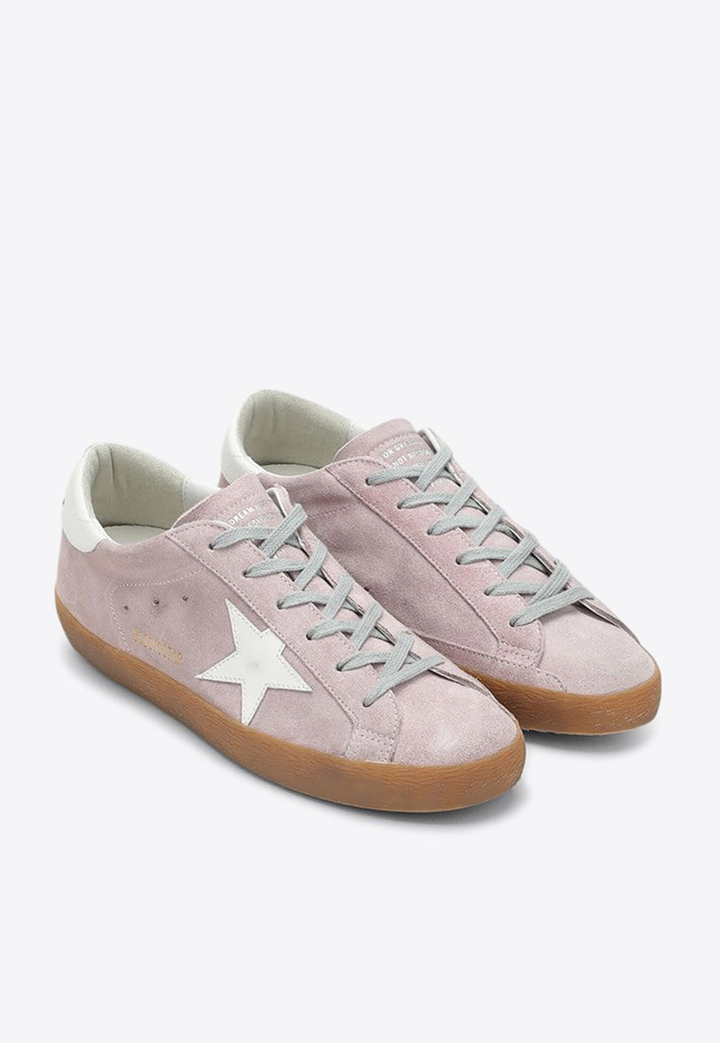 Golden Goose DB Super-Star Low-Top Suede Sneakers Pink GWF00101F005944/P_GOLDE-25718