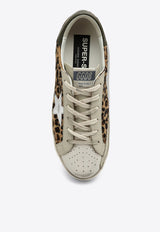 Golden Goose DB Super Star leopard Print Sneakers Brown GWF00101F006117/P_GOLDE-82703