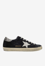 Golden Goose DB Super-Star Glitter Low-Top Sneakers Blue GWF00101F006163/P_GOLDE-50600