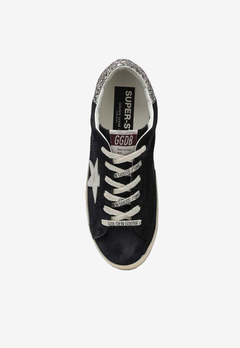 Golden Goose DB Super-Star Glitter Low-Top Sneakers Blue GWF00101F006163/P_GOLDE-50600