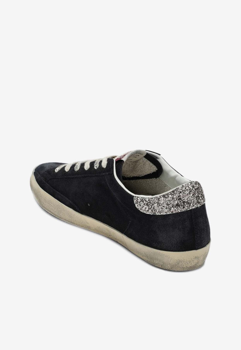 Golden Goose DB Super-Star Glitter Low-Top Sneakers Blue GWF00101F006163/P_GOLDE-50600