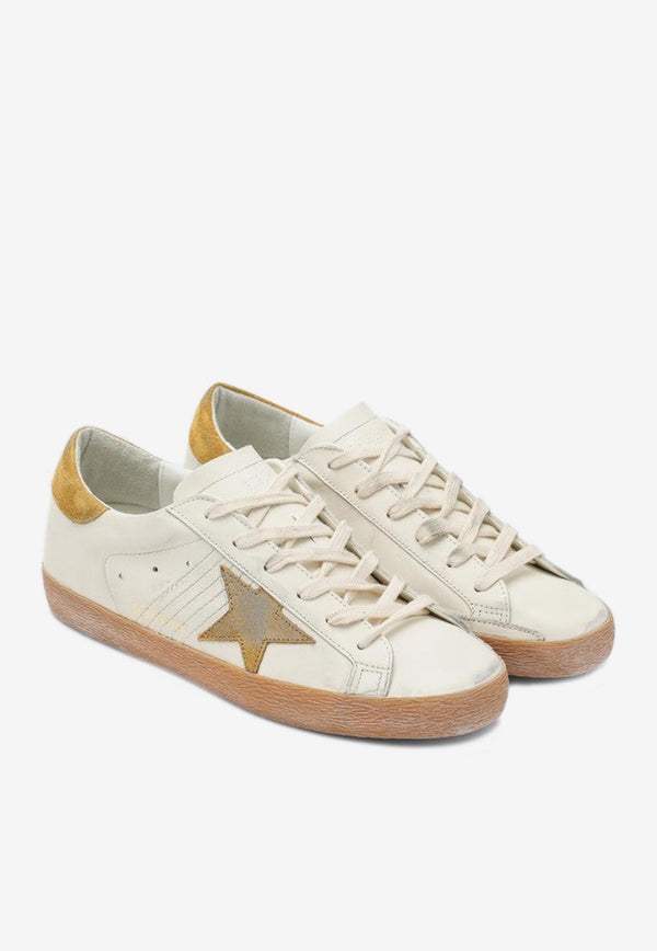 Golden Goose DB Super-Star Leather Low-Top Sneakers White GWF00101F007522/R_GOLDE-12277