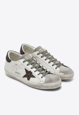 Golden Goose DB Super-Star Distressed Leather Sneakers White GWF00101F008122/S_GOLDE-12386