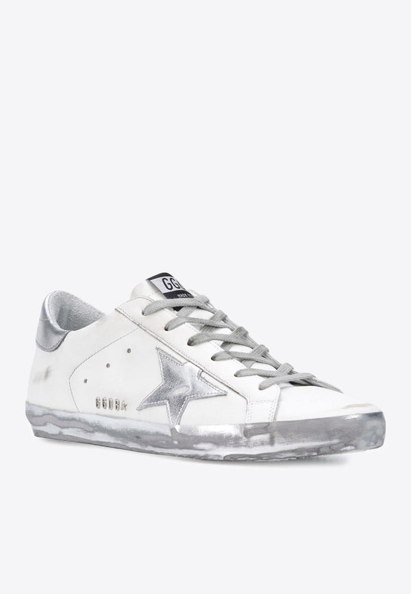 Golden Goose DB Super-Star Distressed Low-Top Sneakers GWF00101.F000314.80185OFF WHITE/ECRU