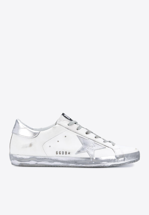 Golden Goose DB Super-Star Distressed Low-Top Sneakers GWF00101.F000314.80185OFF WHITE/ECRU