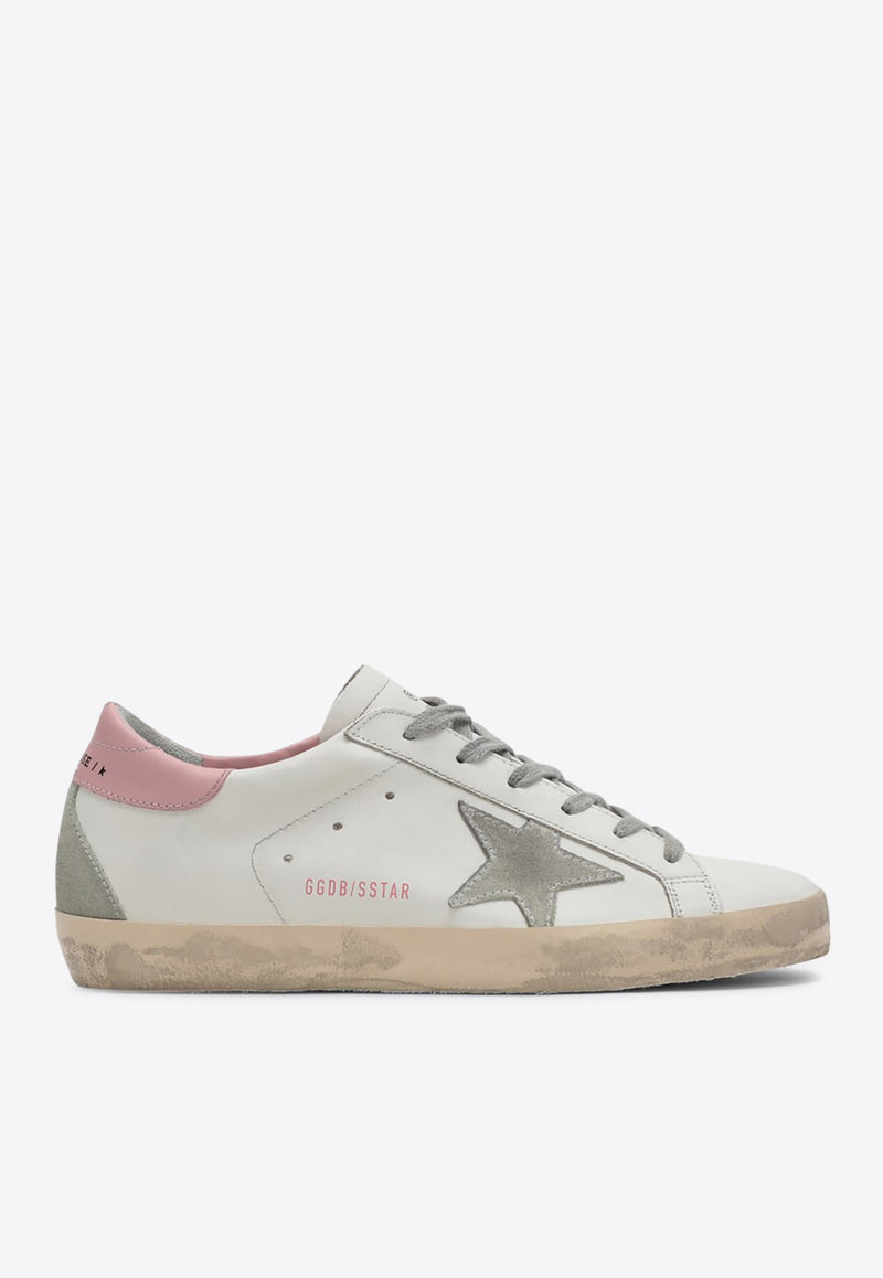 Golden Goose DB Super-Star Distressed Leather Sneakers White GWF00102F002569/R_GOLDE-10914