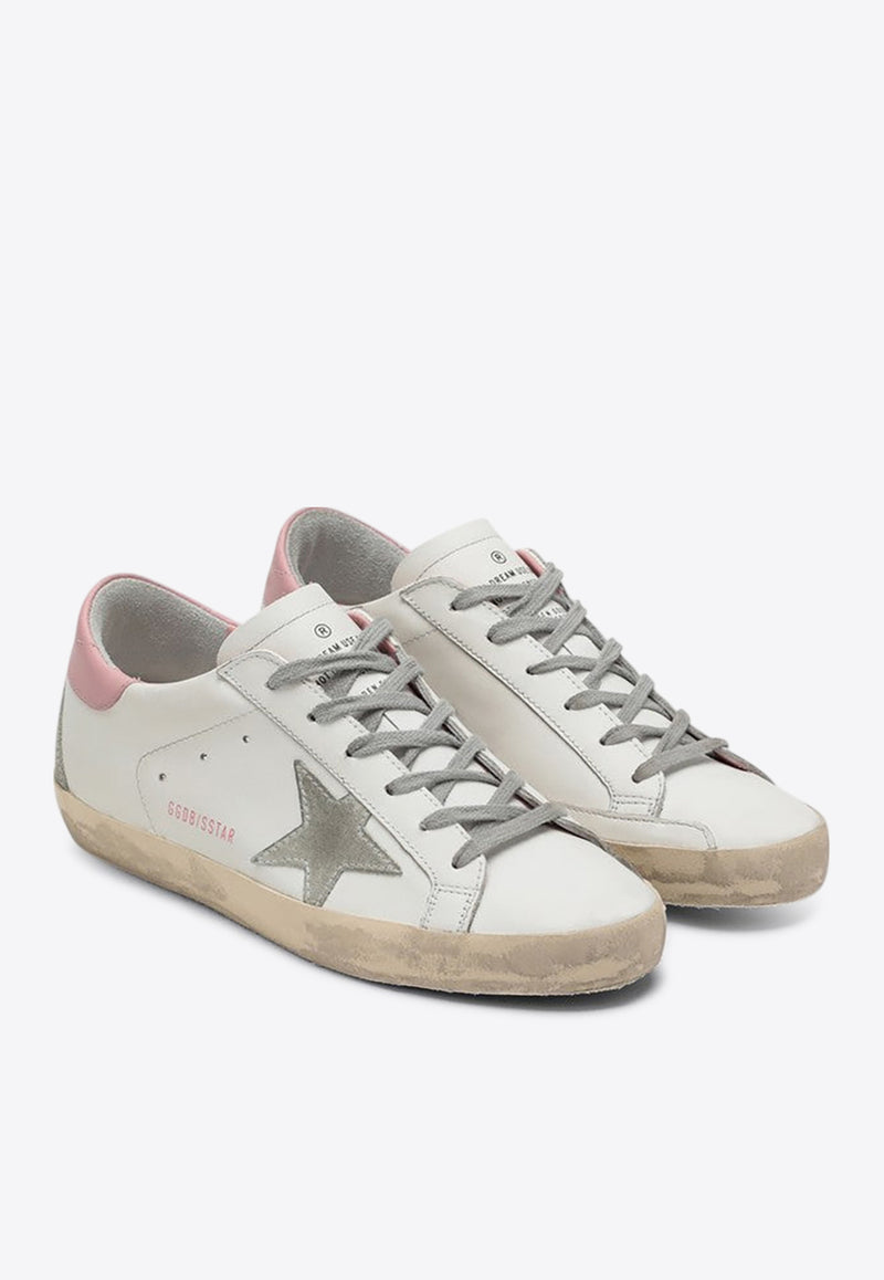 Golden Goose DB Super-Star Distressed Leather Sneakers White GWF00102F002569/R_GOLDE-10914