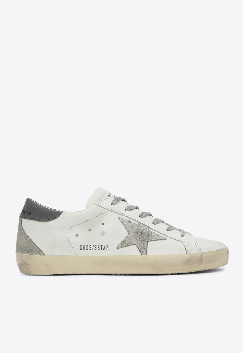 Golden Goose DB Super Star Distressed Leather Low-Top Sneakers  White GWF00102F006113/R_GOLDE-11915