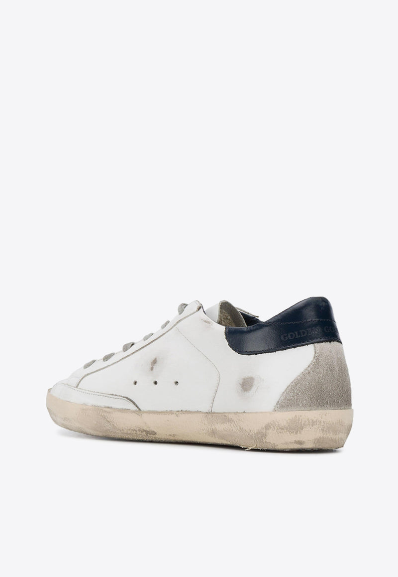 Golden Goose DB Super-Star Distressed Leather Sneakers White GWF00102.F000311.10270WHITE