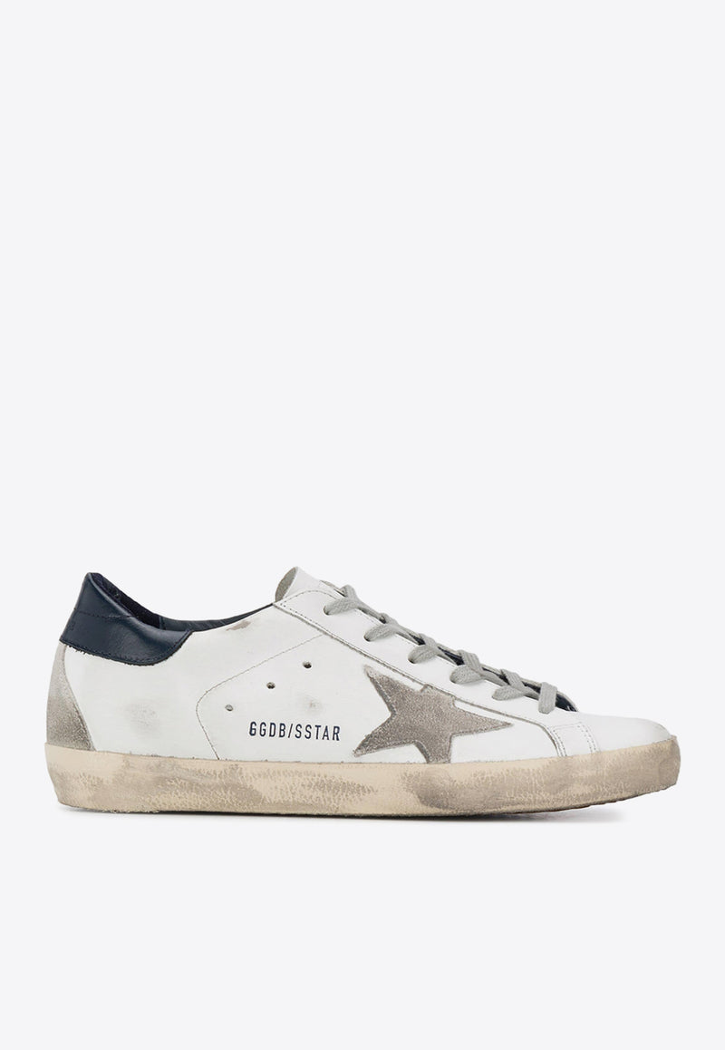 Golden Goose DB Super-Star Distressed Leather Sneakers White GWF00102.F000311.10270WHITE