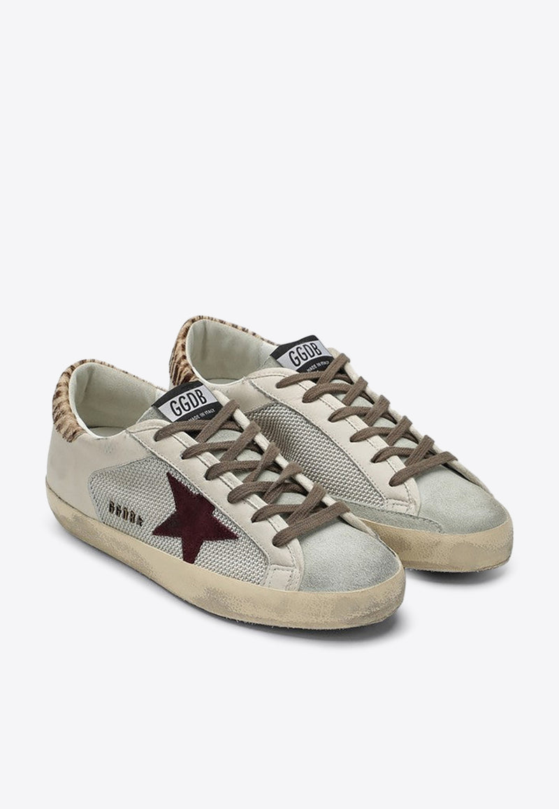 Golden Goose DB Super-Star Distressed Leather Sneakers Gray GWF00103F006194/P_GOLDE-82714