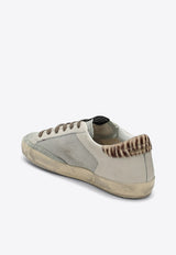 Golden Goose DB Super-Star Distressed Leather Sneakers Gray GWF00103F006194/P_GOLDE-82714