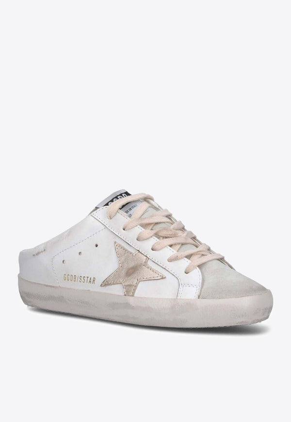 Golden Goose DB Super-Star Leather Sabot Sneakers White GWF00110.F005347.11702WHITE GOLD