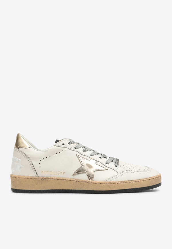 Golden Goose DB Ball Star Leather Low-Top Sneakers White GWF00117F000783/R_GOLDE-80608