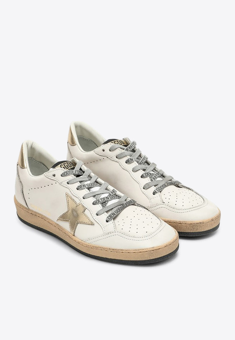 Golden Goose DB Ball Star Leather Low-Top Sneakers White GWF00117F000783/R_GOLDE-80608