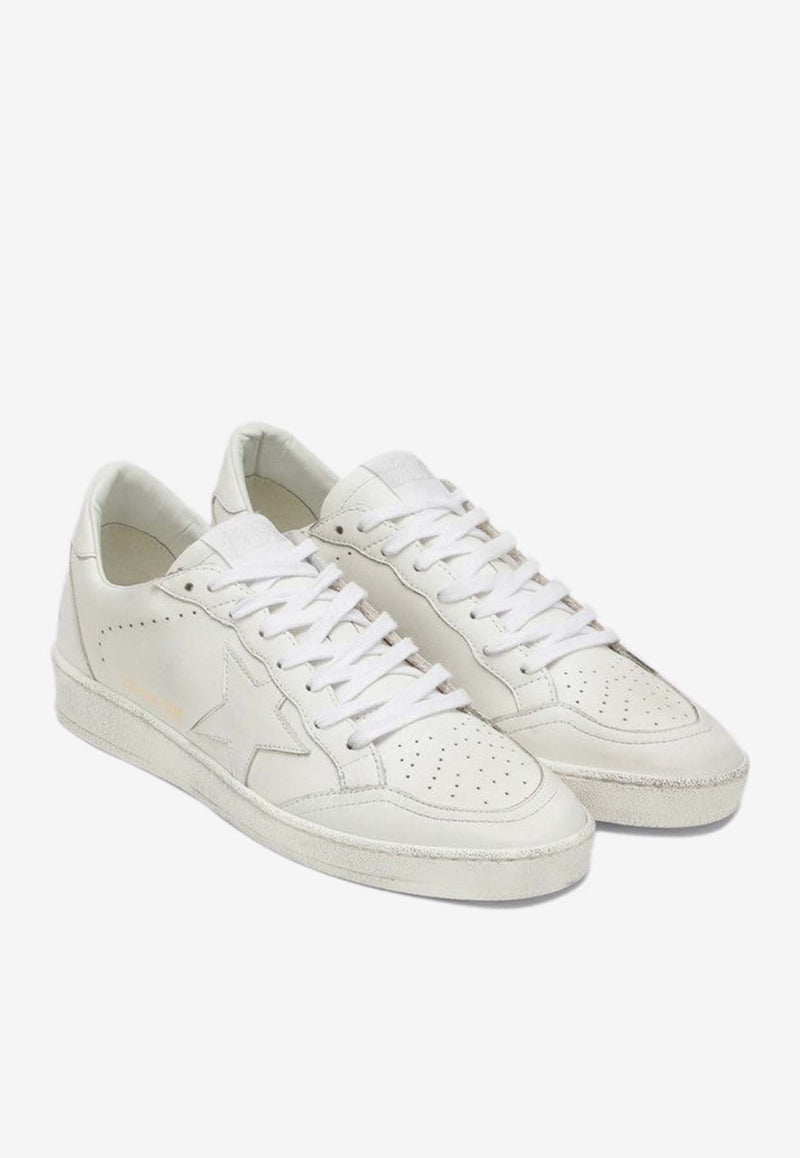 Golden Goose DB Ball Star Low-Top Leather Sneakers White GWF00117F004170/P_GOLDE-10100