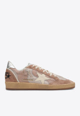 Golden Goose DB Ball Star Suede Low-Top Sneakers Pink GWF00117F006190/P_GOLDE-82713