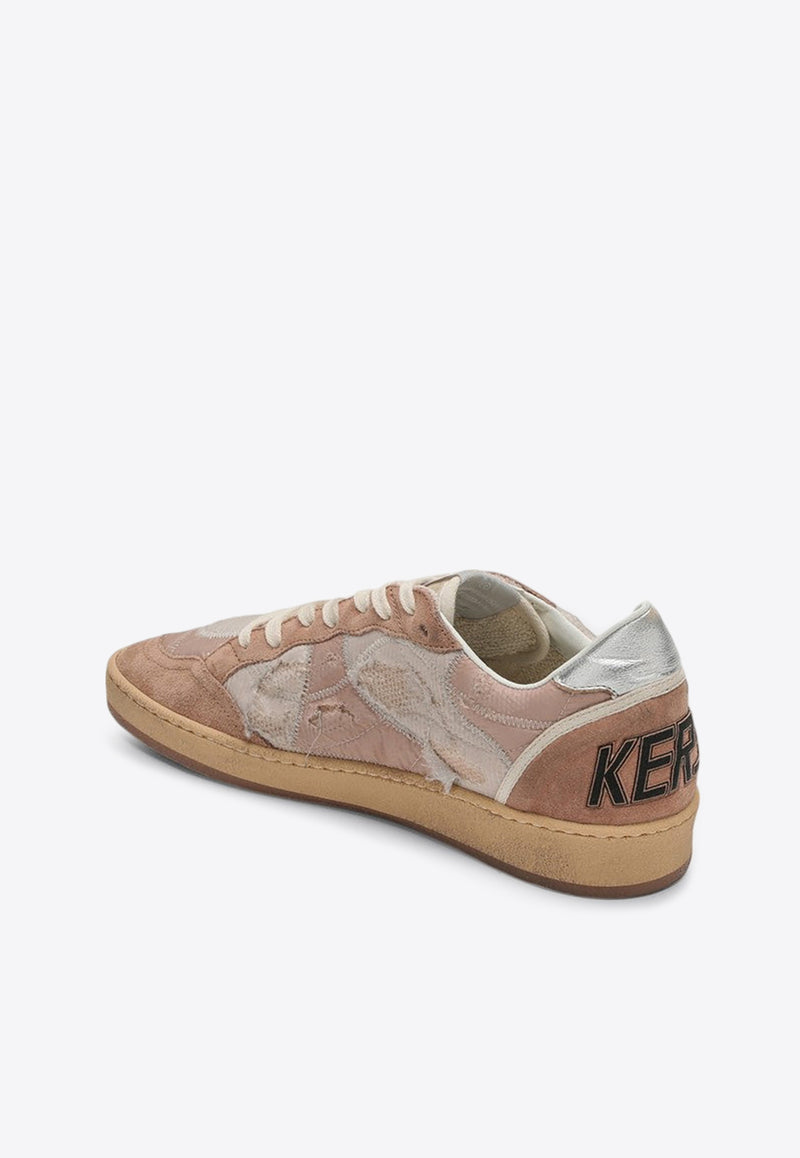 Golden Goose DB Ball Star Suede Low-Top Sneakers Pink GWF00117F006190/P_GOLDE-82713