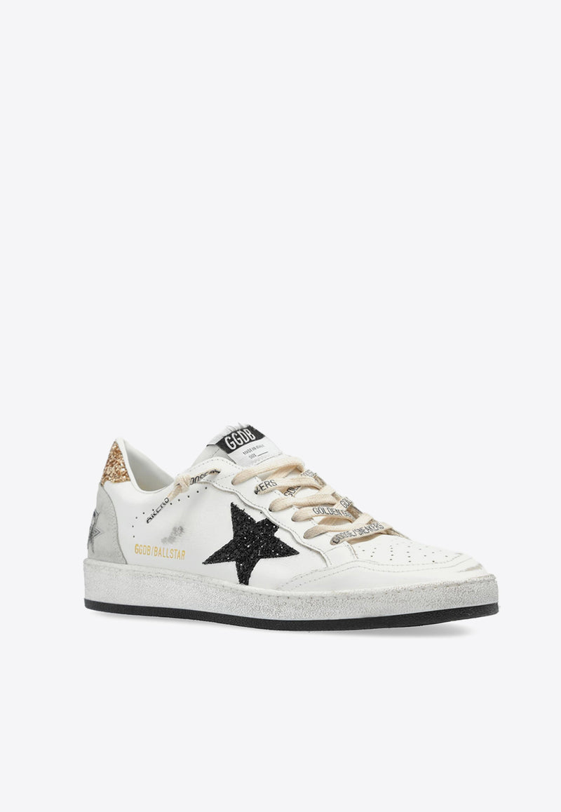 Golden Goose DB Ball Star Leather Low-Top Sneakers White GWF00117.F006118.10750WHITE/BLACK